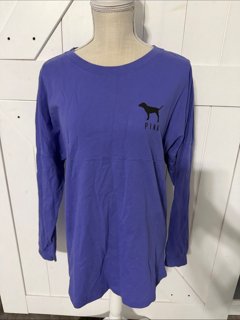 Women’s PINK long sleeve with cheetah print back